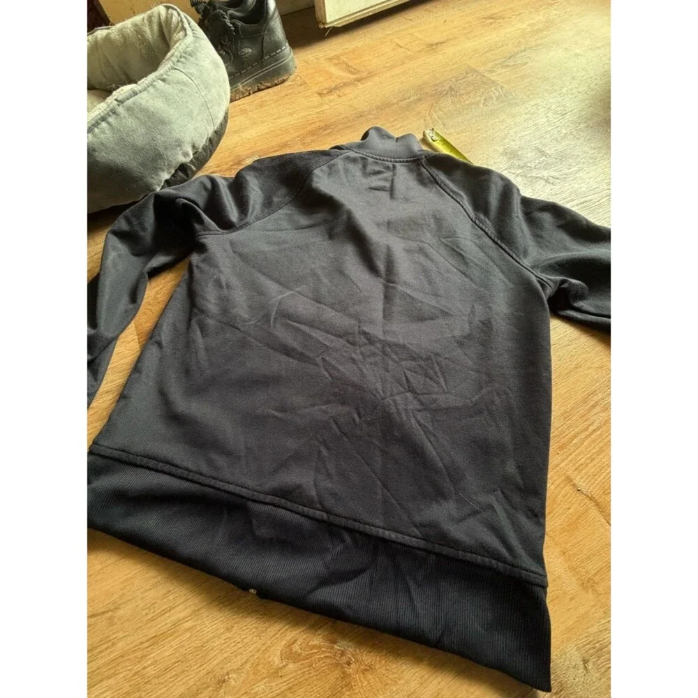 Vintage Lucky Brand Athletic Black Full-Zip Track Jacket